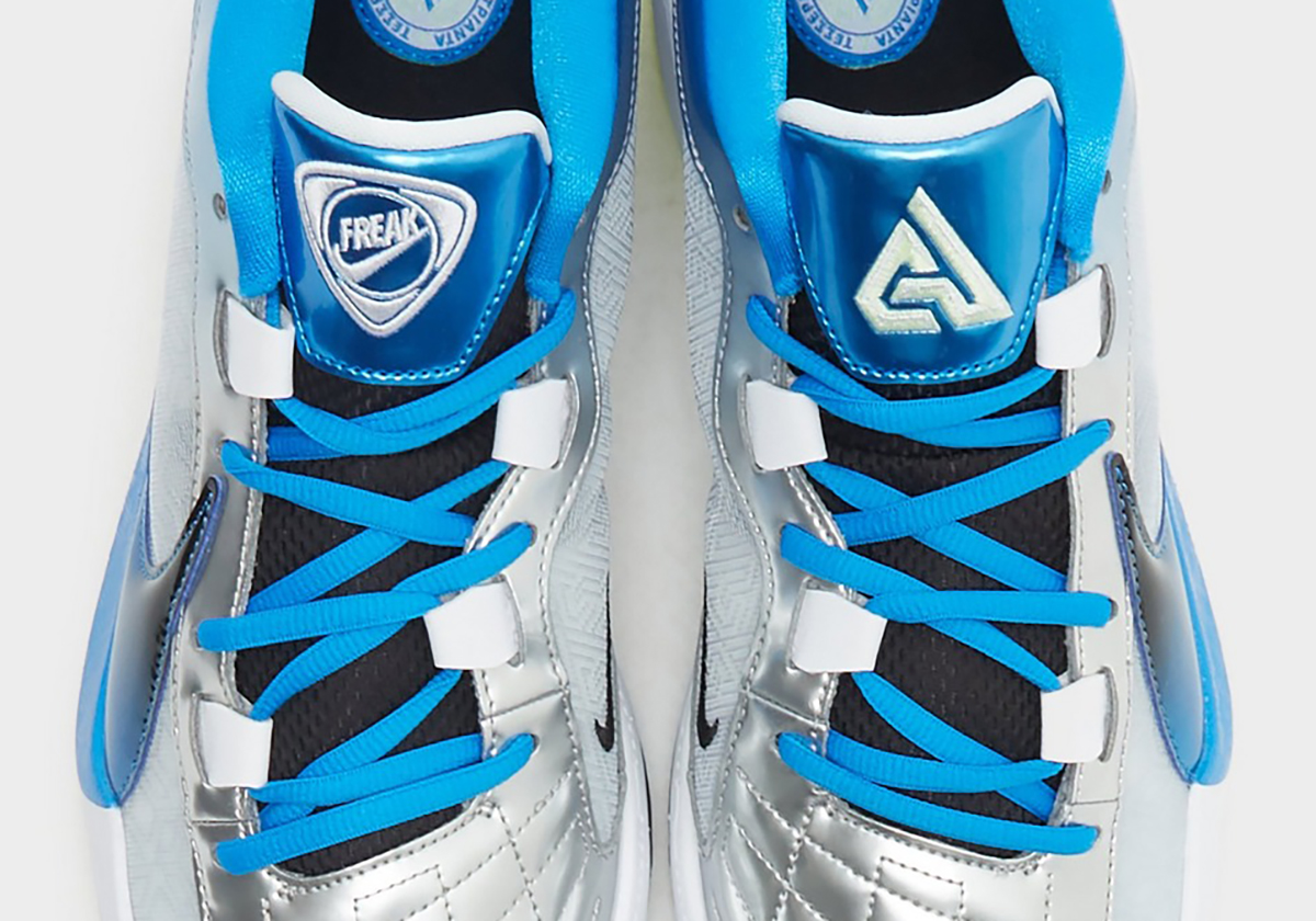 Nike Zoom Freak 5 Silver Blue Football Club 1