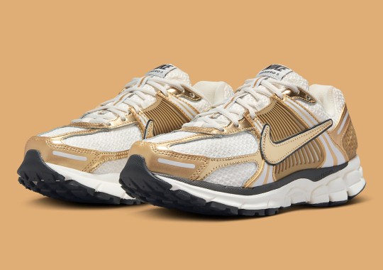 Available Now: The Nike Zoom Vomero 5 “Metallic Gold”