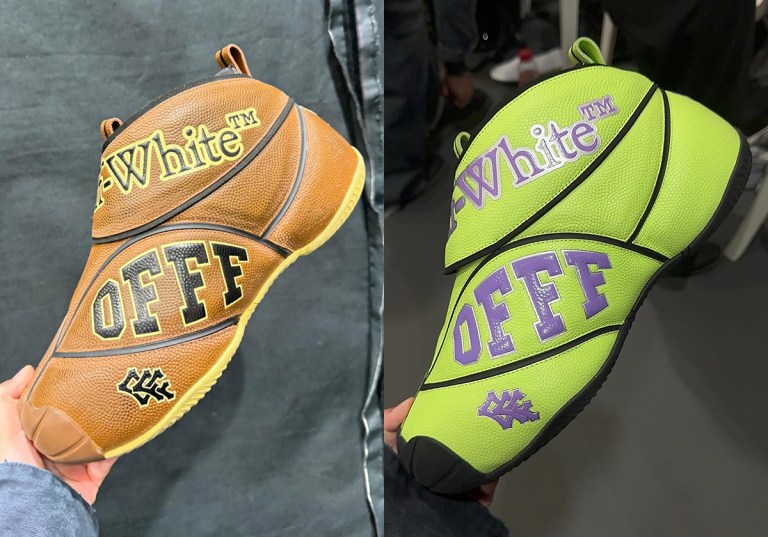 New Off White basketball shoes.  Never worn and received them as a gift Off-White The Baller Basketball Shoe main image 2