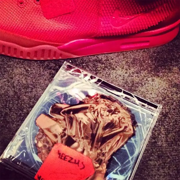 signed red october yeezys