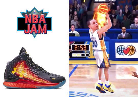Stephen Curry Delivers An "NBA Jam" Inspired Collection Ahead Of All-Star Weekend
