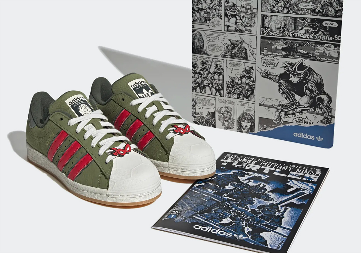 The Ninja Turtles x adidas nmd Superstar Comes With Toy Packaging And A Comic Book