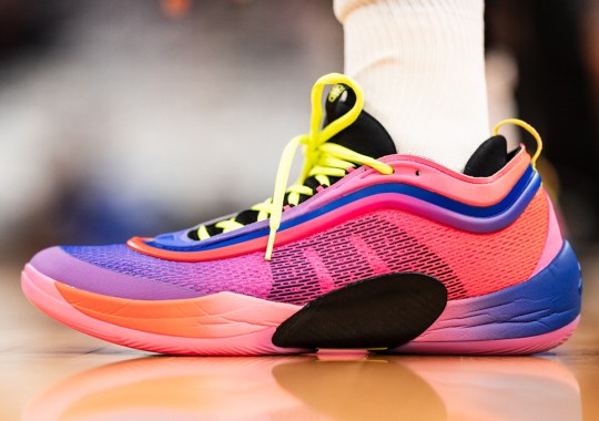 Donovan Mitchell Debuts adidas Glide DON Issue 6 "Multi-Color" For 2024 Playoffs