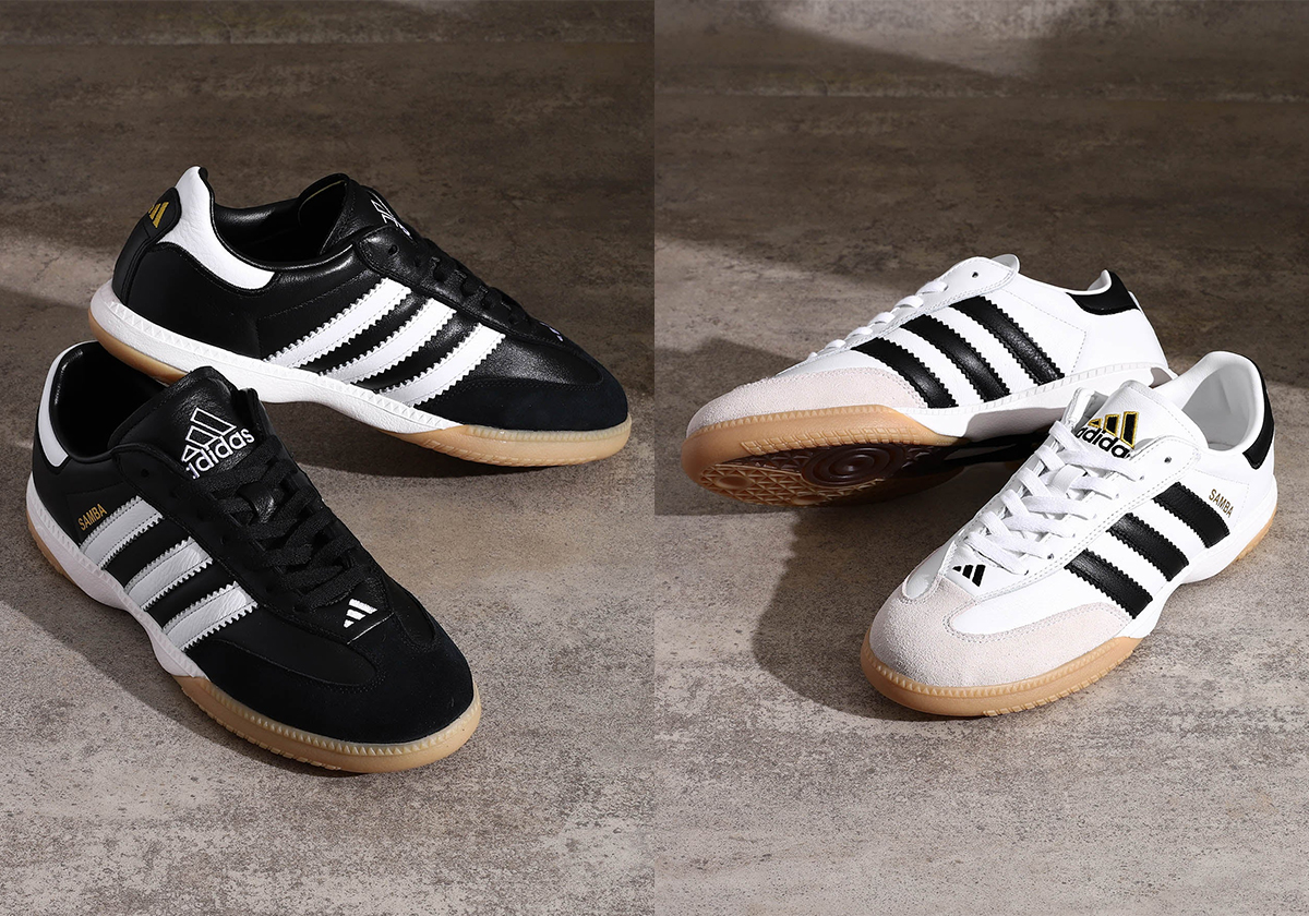 The adidas Samba Millennium Resurfaces In Classic Black And White Treatments