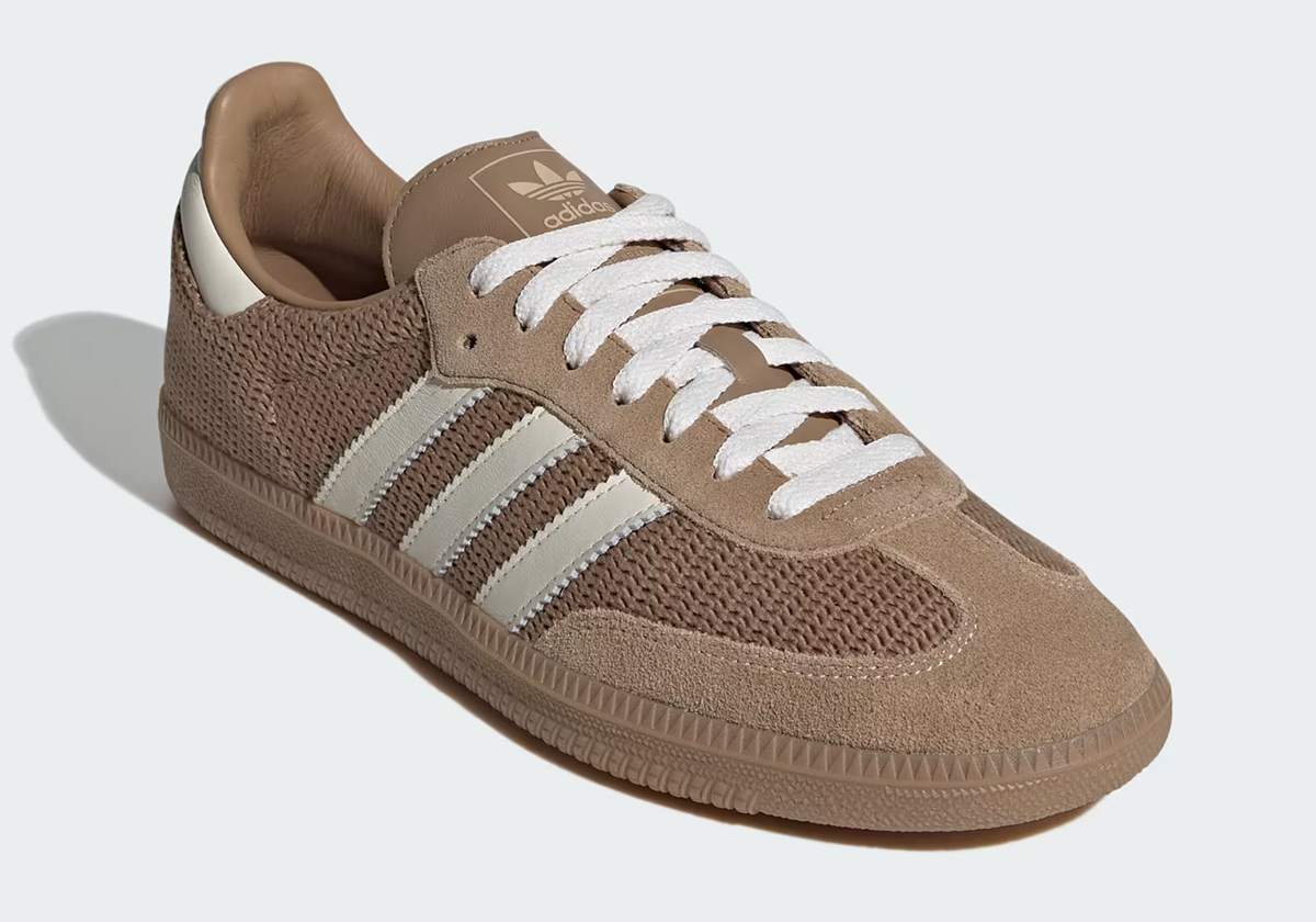 The adidas Samba Swaps To Mesh For The Spring