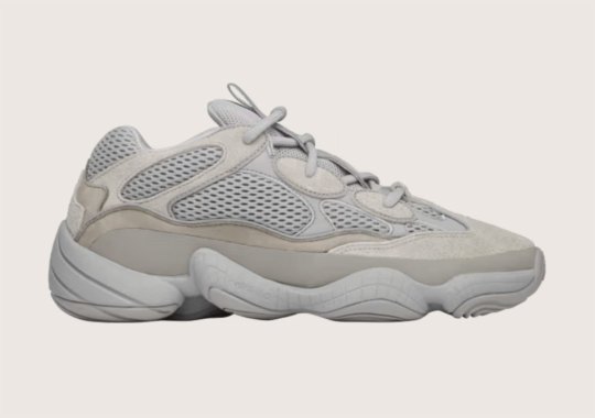 The adidas coral Yeezy 500 Returns In “Stone Salt”