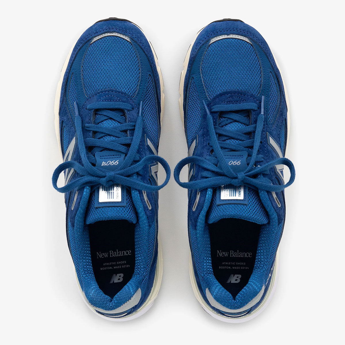 Aime Leon Dore New Balance 574 Varsity sneakers in multi white Blue 3