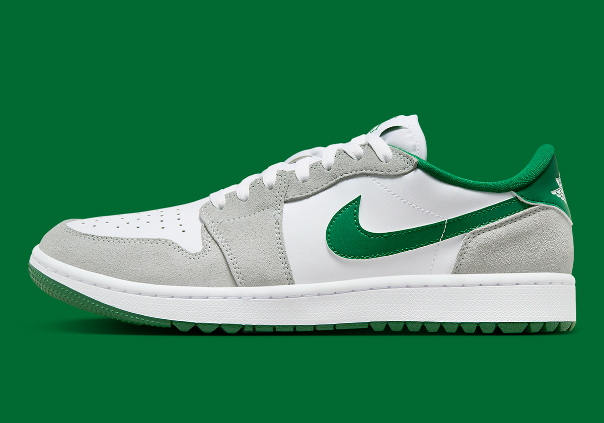 Official images of this Air Jordan 1 Mid have been added ahead Golf White Pine Green Light Smoke Grey Dd9315 112 9