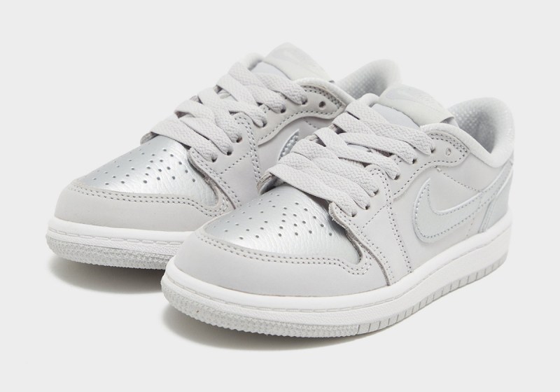 metallic silver air jordans