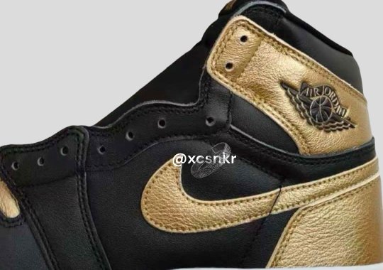 First Look At The Air Jordan 1 Retro High OG “Metallic Gold”