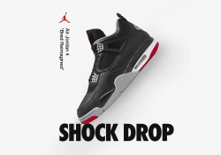 Air Jordan Svart 4 “Bred Reimagined” Shock Drop Expected At 2PM ET