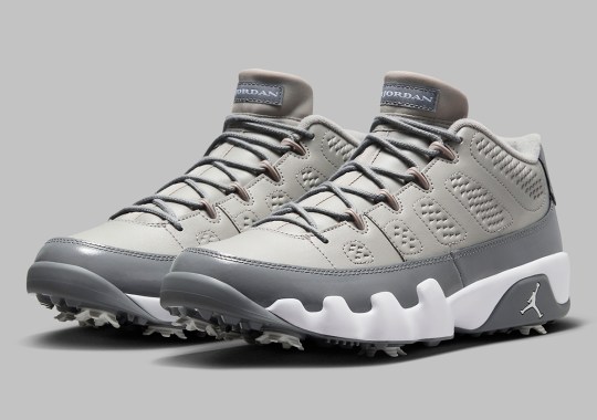 The Air Jordan 9 Continues Its Golf Journey In "Cool Grey"