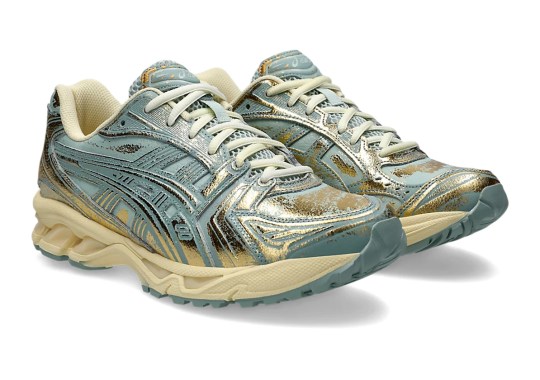 This Distressed ASICS GEL-Kayano 14 Emanates The Aging Statue Of Liberty