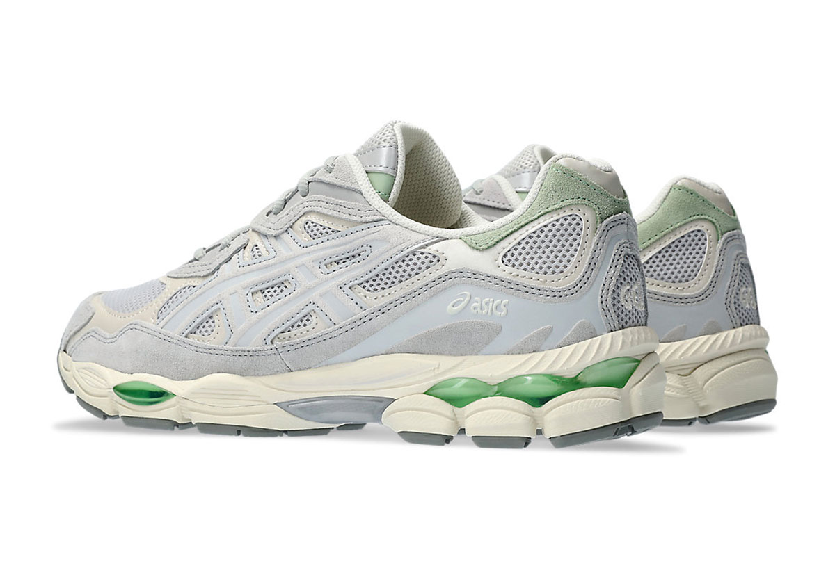Green Accents Liven Up The ASICS GEL-NYC “Cloud Grey”