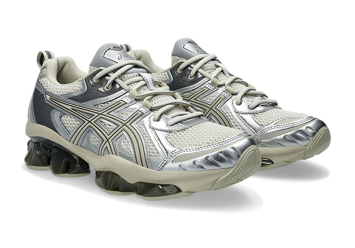 The asics entre Gel-Quantum Kinetic Embraces All-Silver Overlays