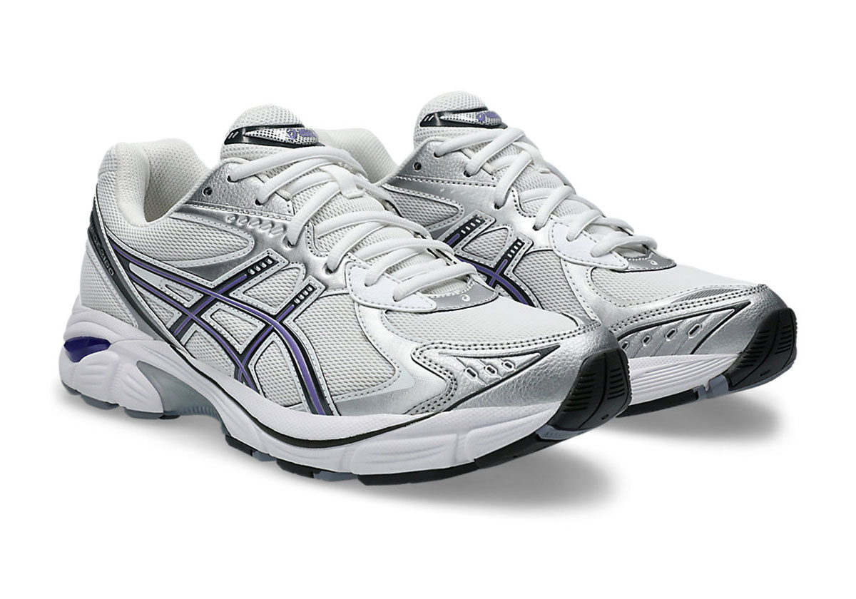 Purple Accents Peek Through On A Chromed Out Consisting ASICS GT-2160