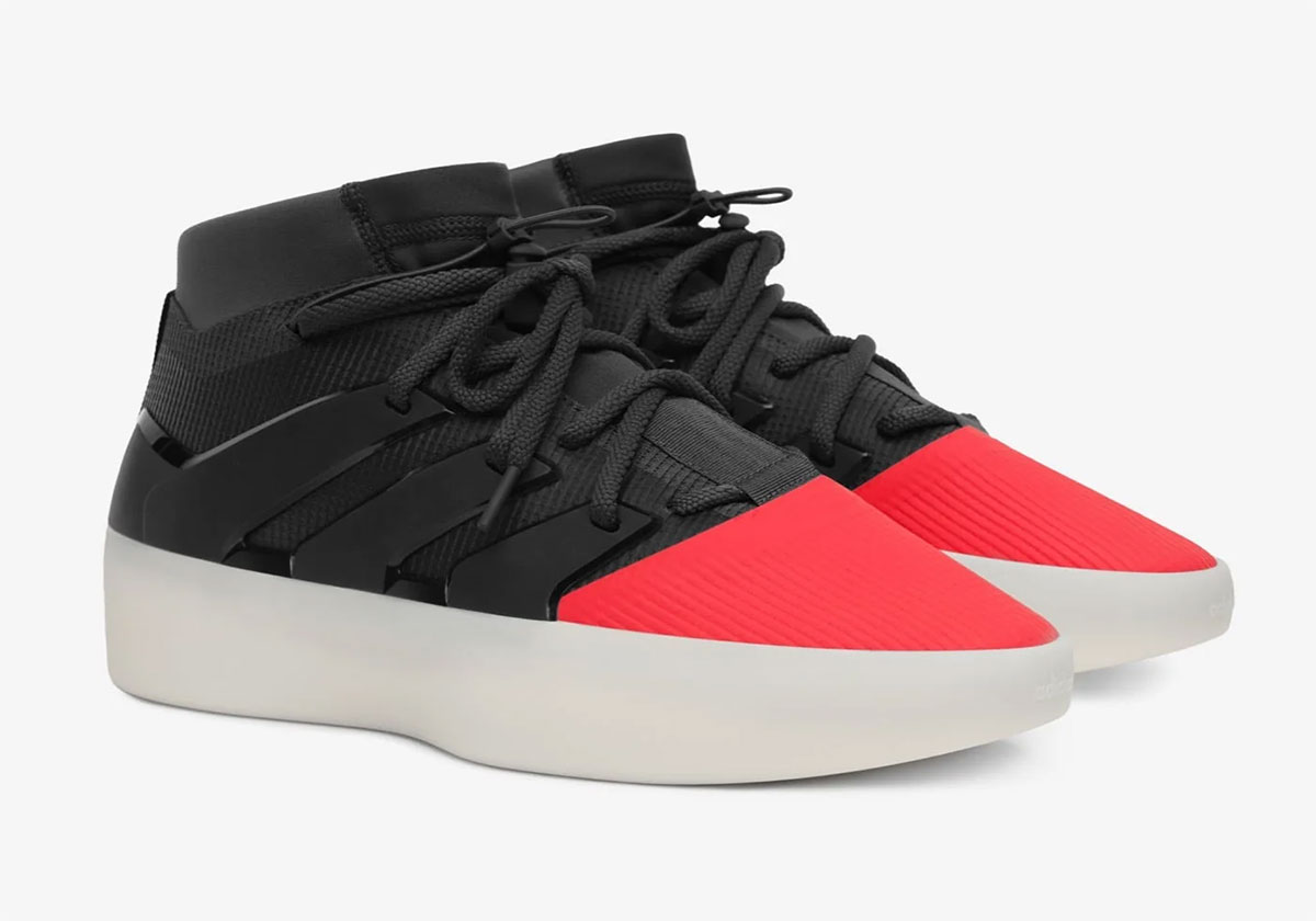 Fear Of God Athletics Adidas Basketball 1 Carbon Hickory Red Ih5907 6