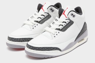 Official Retailer Images Of The Air Jordan 3 “Cement Grey”