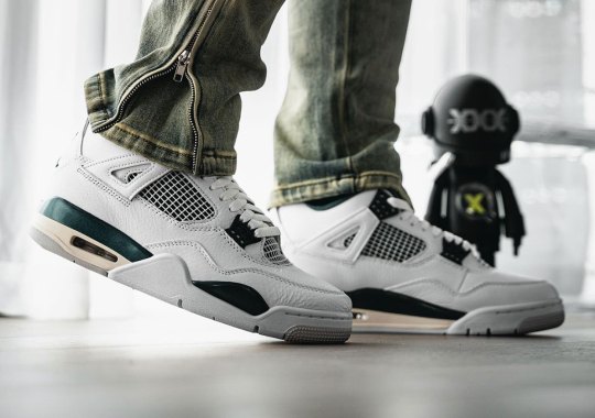 Detailed Images Of The Air Jordan 4 "Oxidized Green"