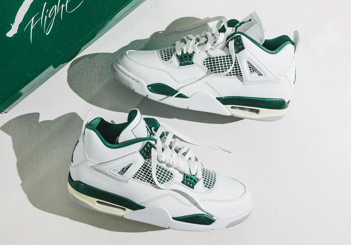"Oxidized Green" Continues The Silver Anniversary Air Jordan 3s Dominance