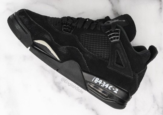 Up Close With The Black Air Nike Jordan 4 SB Wear-test Sample