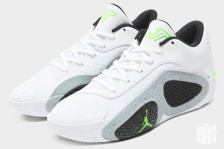 The Jordan Tatum 2 Keeps The Energy Going With Electric Green Accents