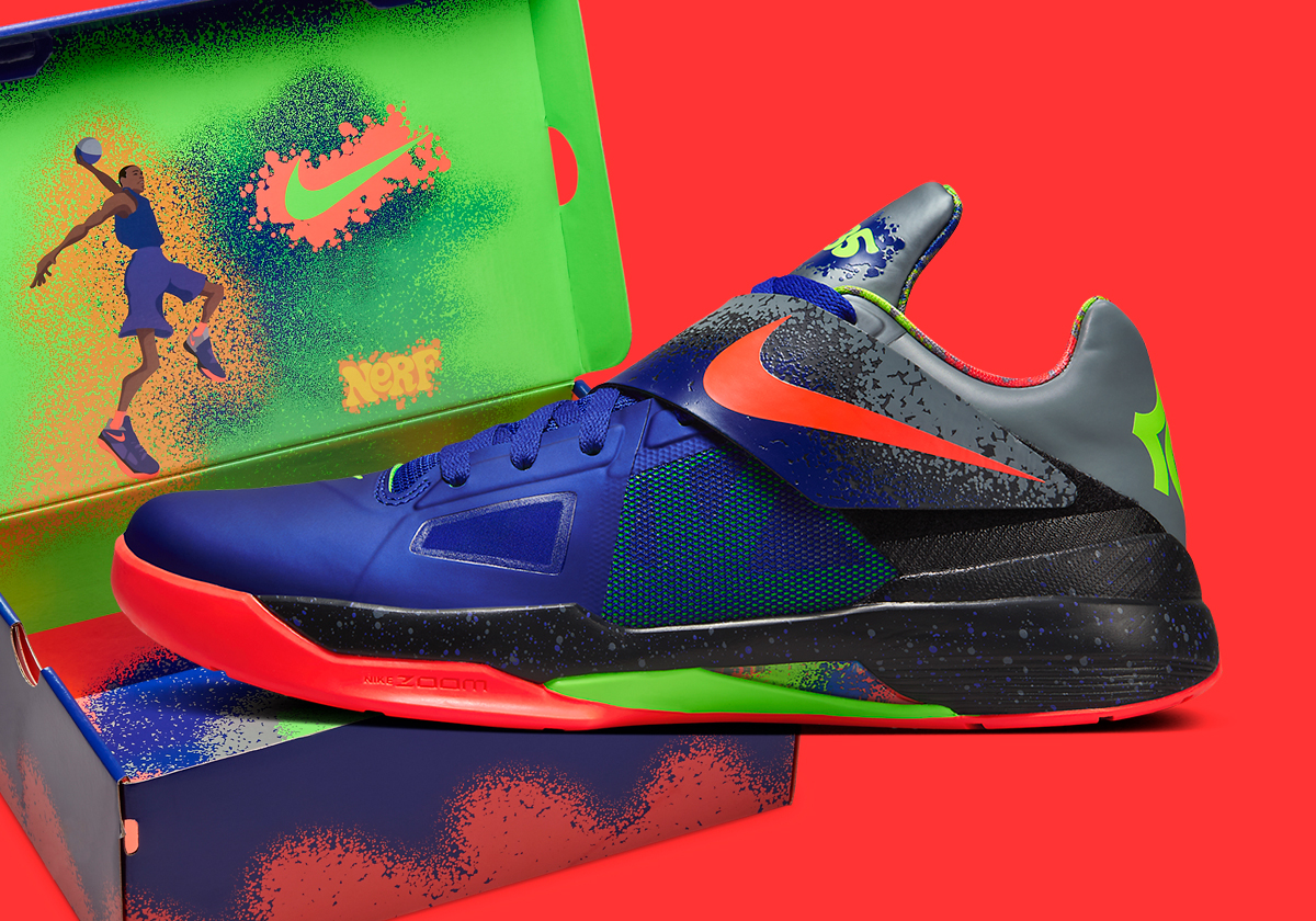 sang Images Of The nike zoom pegasus 34 flyease kids basketball shoes “Nerf” Retro