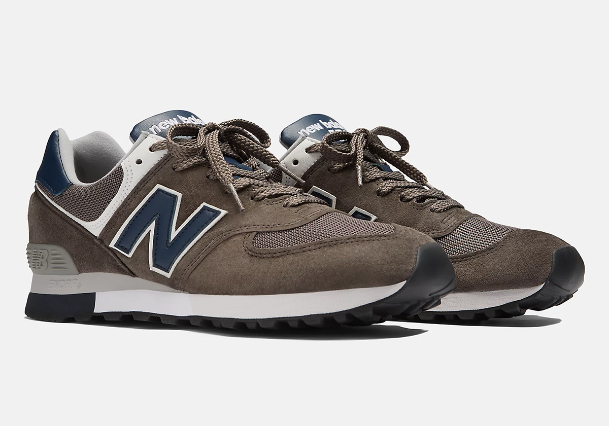 The Made In UK New Balance CM576M Grey Pink “Morel/Navy Blazer” Taps In For Spring 2024