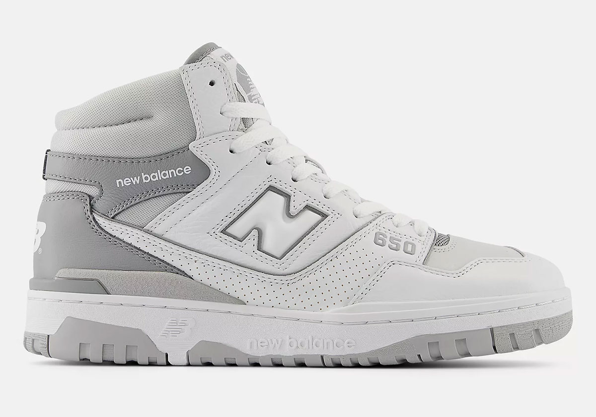And New Balance Bring The Asymmetric Aesthetic To The 990v5 White Grey Bb650ree 2