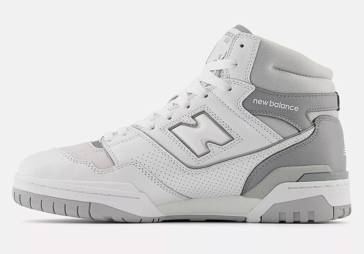 And New Balance Bring The Asymmetric Aesthetic To The 990v5 White Grey Bb650ree 4