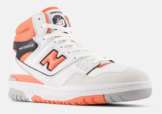 The New Balance 650 Appear In "White/Orange"