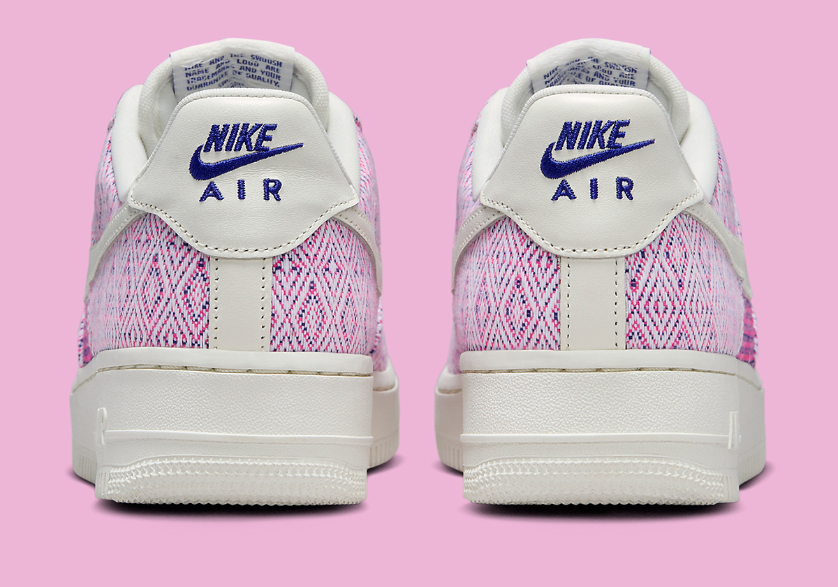 Nike Air Force 1 Low Pink Tapestry Hf5128 902 4
