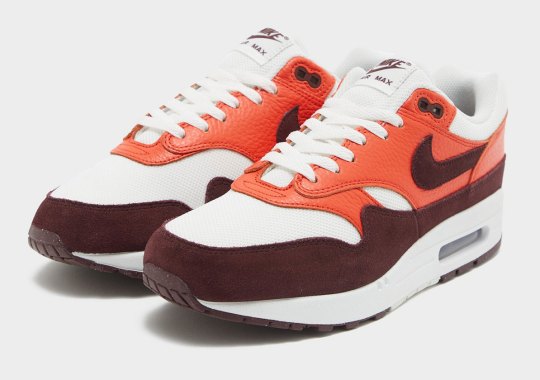 The hoop Nike Air Max 1 Delivers A "Burgundy" Colorway For Summer 2024