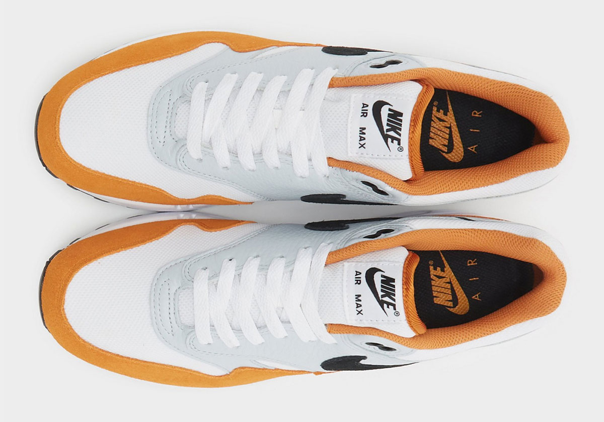 Nike Air Max 1 Orange Black White 3