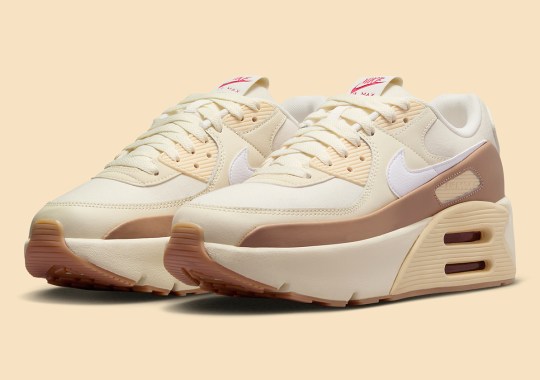 The Nike detroit Air Max 90 LV8 “Since 72” Embraces Sail And Pale Vanilla