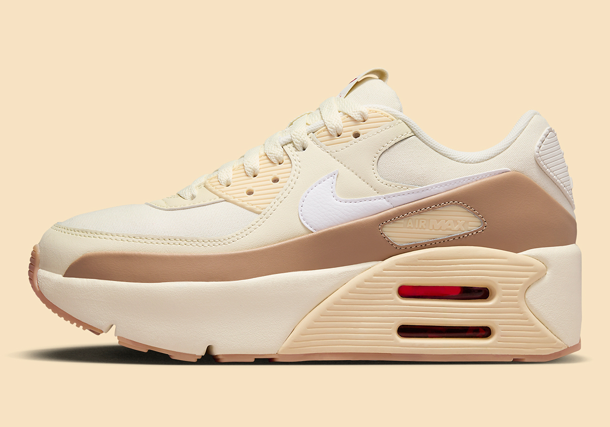 The Nike Air Max 90 LV8 “Since 72” Embraces Sail And Pale Vanilla