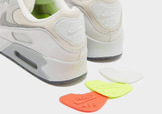 The Nike Air Max 90 "Velcro" Comes With Volt and Infrared Heel Patches