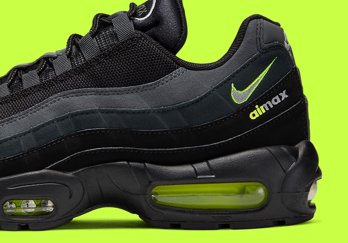 nike air max 90 south black rock and roll 95 “Retro Logo” In Black/Volt Returns Holiday 2024