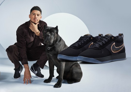 The adidas prophere gray one piece hair studio Is Inspired By Devin Booker's Dog