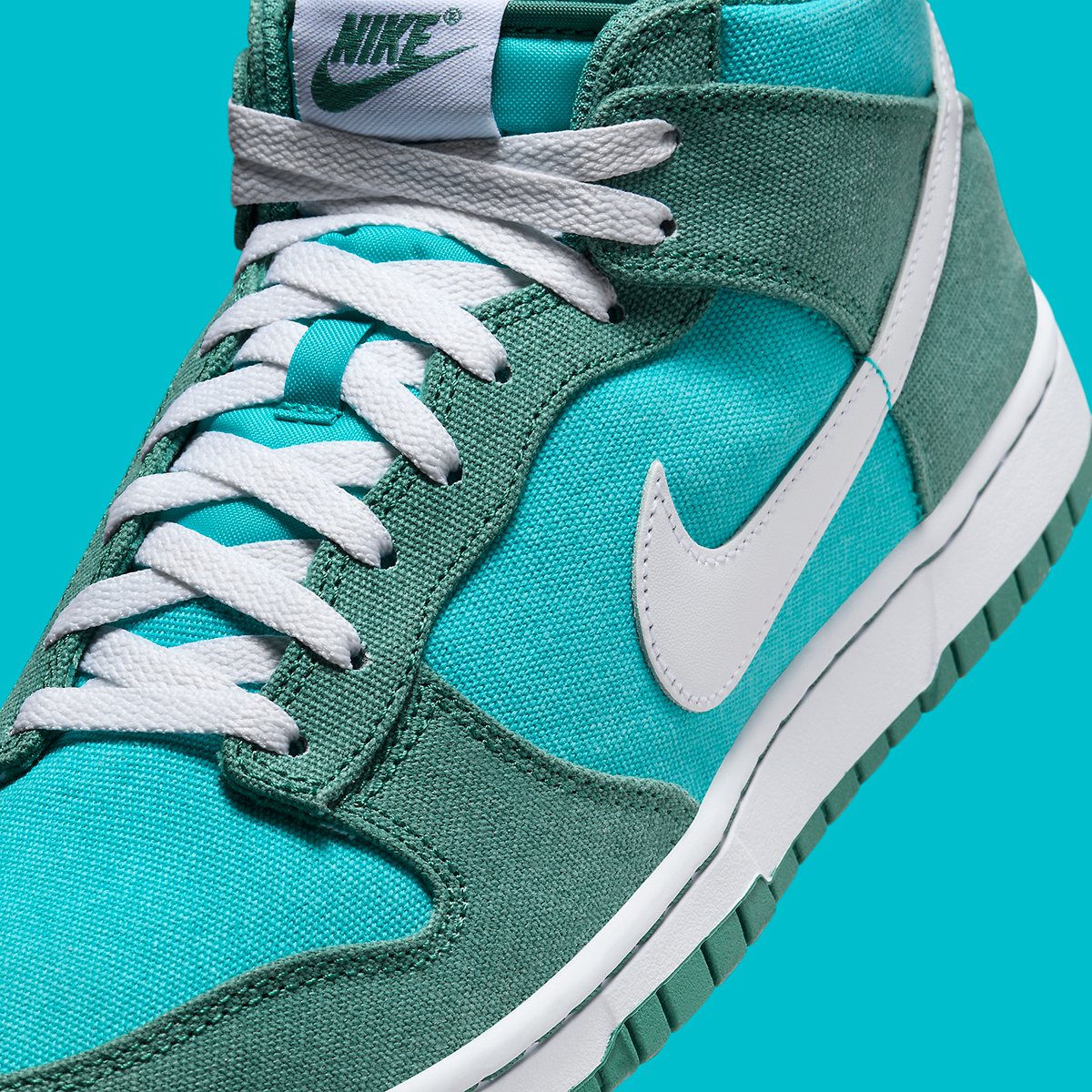 nike Contracts dunk mid canvas dusty cactus light green dv0830 300 4