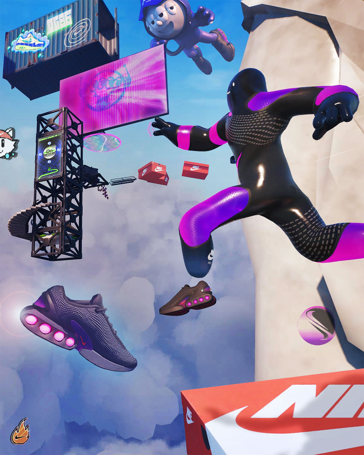 Nike Fortnite Airphoria 2 0 Game Stills 9