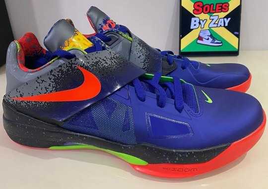 First Look At The Nike KD 4 “Nerf” Retro