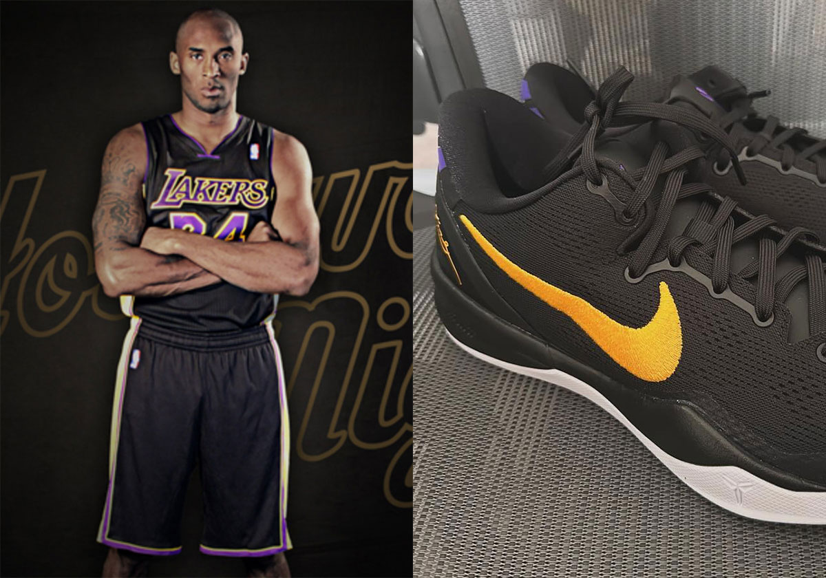 The Nike Kobe 8 Protro Mimics The Iconic "Hollywood Nights" Jerseys