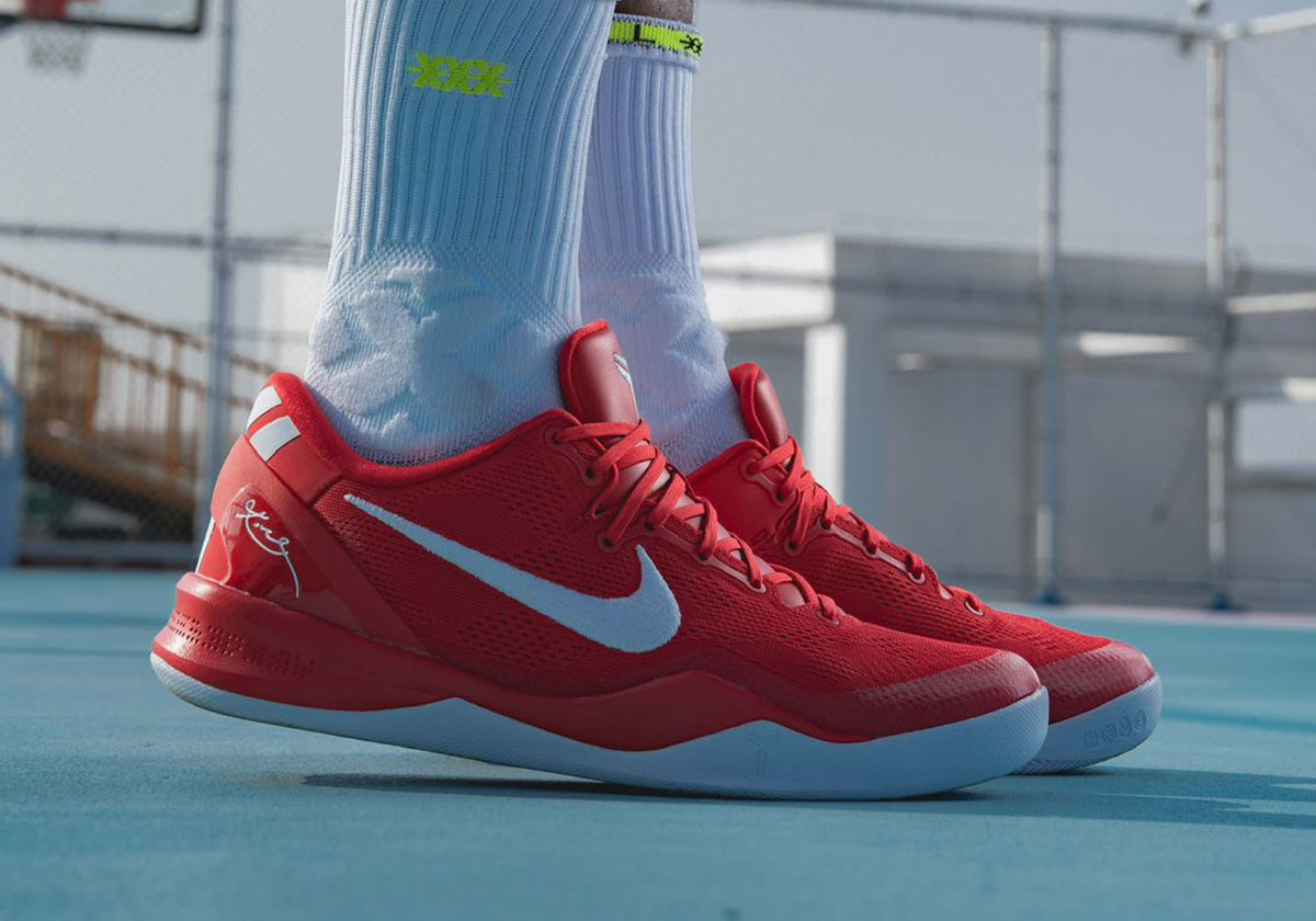Detailed Images Of The Nike Kobe 8 Protro “University Red”
