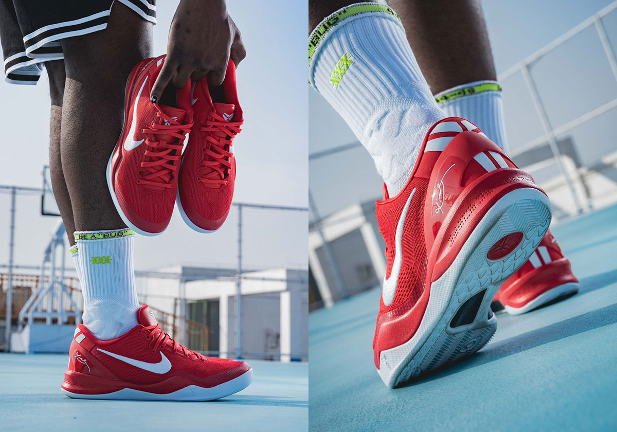 Nike Kobe 8 Protro University Red White Hf9550 600 Release Date 10