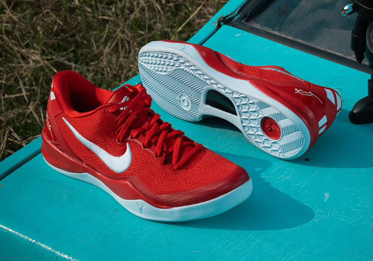 Nike Kobe 8 Protro University Red White Hf9550 600 Release Date 2