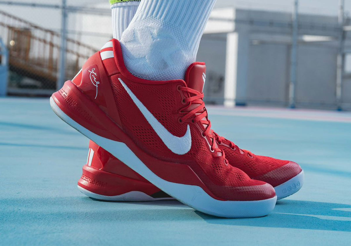Nike Kobe 8 Protro University Red White Hf9550 600 Release Date 3