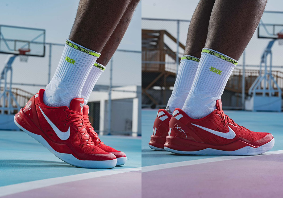 Nike Kobe 8 Protro University Red White Hf9550 600 Release Date 9