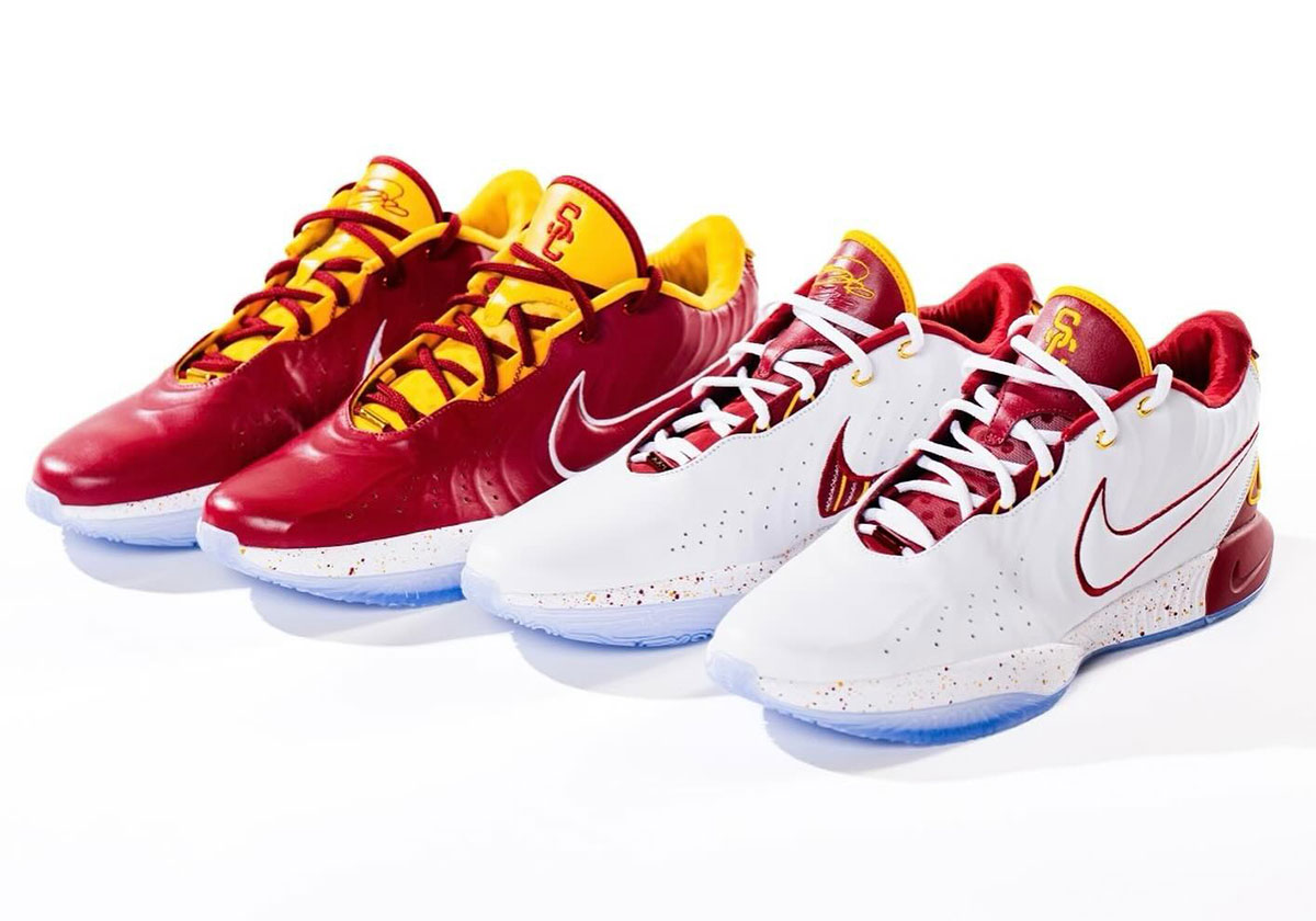 Bronny's USC Squad Gets Two Pairs Of PE pegasus Nike LeBron 21s