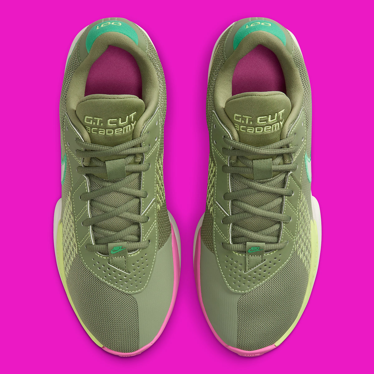 Nike Zoom Gt Cut Academy Olive Pink Barely Volt Fb2599 300 6